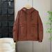 Classic Embroidered Small Logo On The Chest, Embroidered Hooded Zipper Jacket, Versatile For Men And Women_viptrois.com