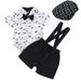 Mother&Kids Boy baby gentleman triangle suit summer boy dress children's dress_viptrois.com