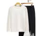 Autumn And Winter Round Neck Sweater, Men's Inner Warm Knit Sweater, Pullover Sweater, Base Sweater_viptrois.com