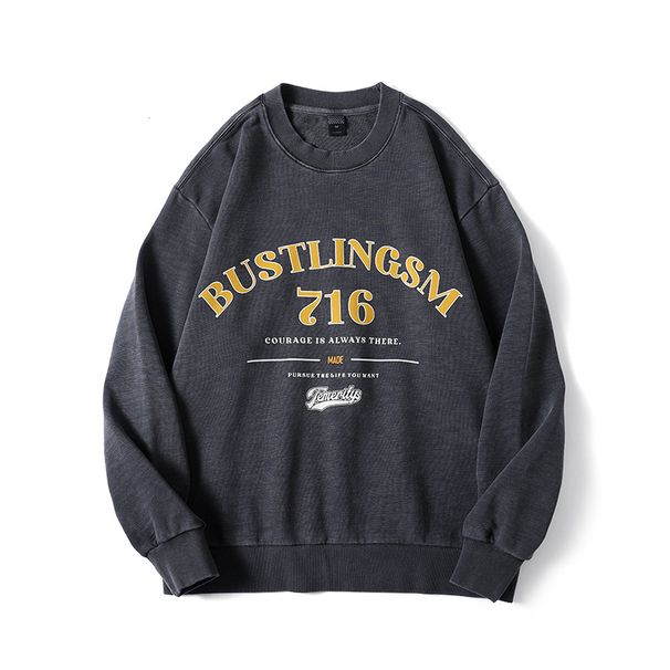 Nanxia Disguise 2025 Autumn New Bamboo Cotton Sweatshirt Men Long Sleeve American Style Loose Fit Men's_viptrois.com