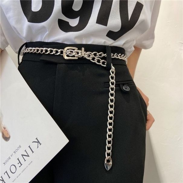 2023 Summer New Spicy Girls Waist Chain Women's Fashion Clothing Accessories Chain Waist Seal Ins Fashion_viptrois.com