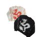 Men's Clothing European And American Printed T Shirt Long Sleeved Round Neck Top Personality Dark Retro Trend INS Loose T Shirt Sweatshirt_viptrois.com