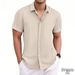 Retro Men's Summer Shirt Loose Fit Student Style Niche Design Fun New Outerwear Top Hong Kong Inspired_viptrois.com