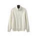 Nordmann APO Men's Clothing|Men's Sweater Autumn Winter Loose Lazy Style Versatile Color Block Stand Collar Knitted Cardigan_viptrois.com