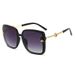 VOOTHOST Oversize Brand Design Bee Sunglasses Women Vintage Metal Big Sun Glasses Female Square With Leather Glasses Case F0116_viptrois.com