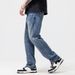 Men's Clothing Street Fashion Loose Straight Trousers Casual Design Wide Leg Pants_viptrois.com