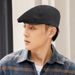 Artistic Youth Beret For Men Women, Solid Color Duckbill Cap, Spring Autumn British Style, Middle-aged And Elderly_viptrois.com