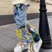American Street Heavy Industry Embroidered Ripped Jeans For Men And Women 2023 New Brushed Long Pants_viptrois.com
