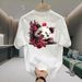 American Rascal Handsome Cotton Short Sleeved T-shirt Sleepy Bear Hiju Mai Men And Women Round Neck Personalized_viptrois.com