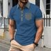 Casual Patchwork Mens Polo Shirts Vintage Buttoned Polo Collar T-shirt For Men Spring Summer Vintage Contrast Color Pullover Top_viptrois.com
