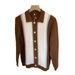 Men's Knit Long Sleeve Polo Shirt With Striped Collar - Lightweight Business Casual Sweater For Autumn Winter_viptrois.com