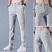 Men's Clothing Fashion Pants Spring Trend Men's Solid Color New Casual Outer Wear_viptrois.com