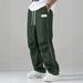 Men's Quick-Dry Striped Casual Pants - Breathable Summer Trousers For Everyday Wear, Straight Fit & Versatile Styling_viptrois.com