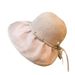 Bow Shaped For Children, 2024 Large Brim UV Resistant Fisherman Hat, Travel Folding Organza Sun Hat_viptrois.com