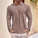 Men's German Velvet Polo Shirt – Autumn/Winter Thermal Long Sleeve, Outdoor Sports & Casual Wear, Solid Color Comfort Fit_viptrois.com