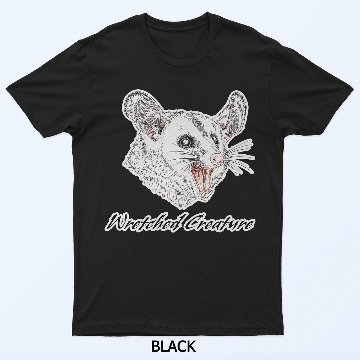 Wretched Creature Hilarious Meme Funny Novelty Unisex Animal T-Shirt Mens Womens Tees Top_viptrois.com