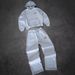 Y2K Streetwear Fleece Hoodie & Pants Set With Embroidered Lettering - Trendy Unisex Oversized Fit For Casual & Urban Style_viptrois.com