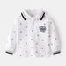 XUANMU Boys Polo Shirt New High-quality Cotton Spring Autumn Long Sleeve Cartoon Embroidered Top Kids Casual Clothing XB056_viptrois.com