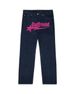 Men's Clothing style letter printed jeans men's high street fashion trend loose straight casual trousers trend_viptrois.com
