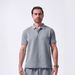 Men's Clothing Men's Summer New Jacquard Solid Color Lapel Button Outdoor Leisure Short Sleeved Polo Shirt_viptrois.com