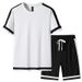 Men's Clothes Sportswear Men's Summer Short-sleeved T-shirt Sportswear Youth Everything Loose Two-piece Set_viptrois.com