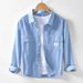 Popular Collar Double Pocket Shirt With Casual And Fashionable Style, Versatile Cotton Jacket_viptrois.com