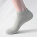 Plus-size boat socks men's summer thin solid color socks wicking cotton socks and ankle socks_viptrois.com