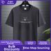 Summer Style Men's Short Sleeved Modal Cotton T-Shirt Trendy High End Versatile round Neck Top_viptrois.com