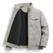 Men's Clothing Handsome Stand Collar Retro Suede Jacket Men's Spring Outdoor Windproof And Waterproof Motorcycle Jacket High End Leather Jacket Men_viptrois.com