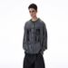 Ouro's Shop American-style Antique Printed Button Cardigan Sweater Men's Lazy High-end Knitted Sweater Jacket Couple Tide_viptrois.com