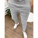 Man's clothing High stretch four season texture button casual small legs_viptrois.com
