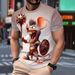 2025 Summer Men's Casual Fashion Simple Trendy Short-Sleeve T-Shirt Breathable New Style_viptrois.com