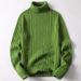 Pure Manufacturer Wholesale Men's Knitted Long Slim Fit Turn-down Junior High School One-piece Fleece Sweater Male Student_viptrois.com
