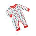 Christmas tree car full of flowers Christmas family clothing printed home clothes pajamas_viptrois.com