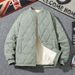Men’s Heavyweight Fleece-Lined Corduroy Jacket – Windproof Winter Coat With Adjustable Hood & Thermal Padding (Black, Khaki, Olive Green)_viptrois.com