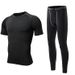 Men's clothing Sports fitness wear men's elastic short sleeve tights base training yoga_viptrois.com