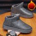SHLIANG New Men's Winter Boots Outdoor Waterproof Winter Shoes For Men Snow Boots High Quality Non Slip Ankle Boots Warm Shoes X0082_viptrois.com