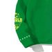 Men's Clothing Street Style Hoodie, Green And Yellow Color Block, FREEDOM Flame Print Fashion Hoodie_viptrois.com