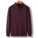 Nordmann Men's Base Layer Long Sleeve T-Shirt Polo Shirt Spring Autumn Seamless Middle-aged Dad's Business Casual Turn-down_viptrois.com