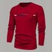 "Men's Graphic Print Long Sleeve T-Shirt - Oversized Fit With 3D Lettering, Moisture-Wicking Polyester For Streetwear (Sizes XXS-XXXL)"_viptrois.com