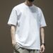 Pure Cotton Heavyweight Short-sleeved Versatile T-shirt Men's Half-sleeved Summer Loose Large Size Men's Clothing Pure Cotton Fat Plus Fat Plus_viptrois.com