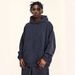Autumn And Winter Heavy Fleece Thickened Retro Washed Sweater Men's Trendy Sports Sweater Men's Hoodie_viptrois.com