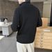 Pure New Autumn Winter Minimalist Versati Stand Collar Knitted Cardigan Men's Zipper Sweater Casual Plus Size Coat Lazy_viptrois.com