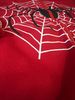 Full Oversized Spider Web Hip Hop Sweatshirt Punk Style Street Cardigan Jacket Zip Top_viptrois.com
