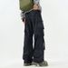 American Men's High-end And Handsome Four Season Tie Dye Casual Pants Straight Leg Wide Leg Workwear Fashionable Pants_viptrois.com
