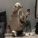 Suede Hooded Sweatshirt For Men Spring And Autumn Trendy Brand Ins Heavyweight Cool Couple Loose Plus Size Casual Hoodie_viptrois.com