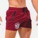 Men's Athletic Running Shorts High Elasticity Quick Drying Breathable Sweat Wicking Trendy Summer Style Three Quarter Length Beach Wear_viptrois.com