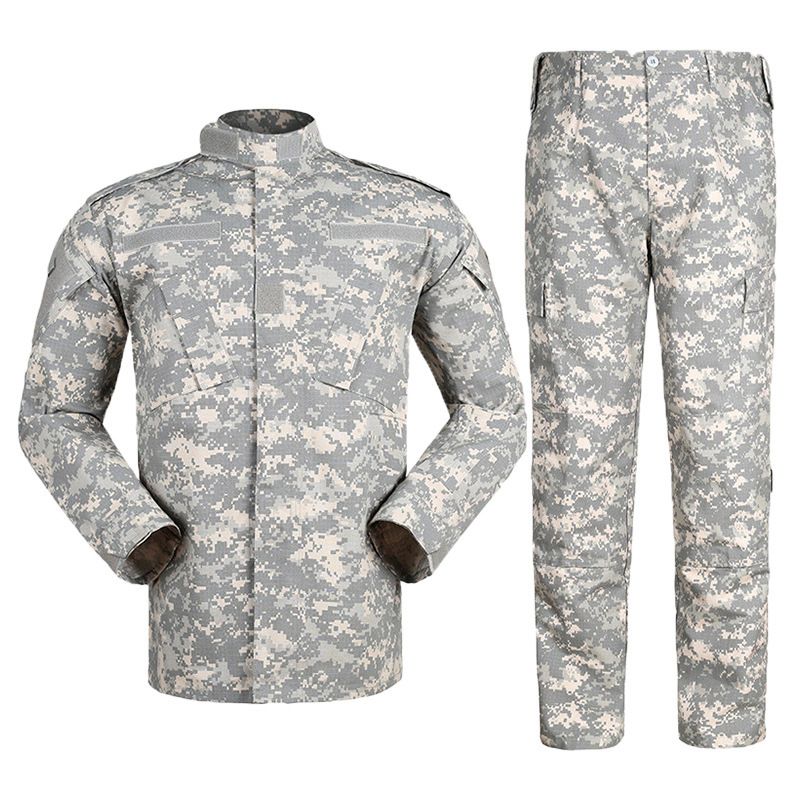 Men's Clothing ACU Second Generation Suit Camouflage Suit Men's Outdoor Tactical Training Suit MC Camouflage Training Suit Python Pattern EMR_viptrois.com