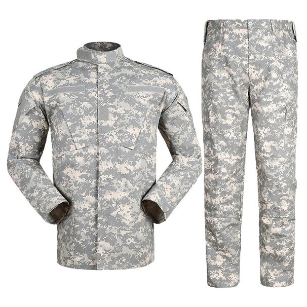 Men's Clothing ACU Second Generation Suit Camouflage Suit Men's Outdoor Tactical Training Suit MC Camouflage Training Suit Python Pattern EMR_viptrois.com