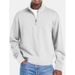 Men's Long Sleeve Zip-Up Casual Sportswear Jacket - Lightweight Stretch Comfort Fit For Gym, Running & Outdoor Activities_viptrois.com